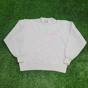 Vintage NASA Langley Sweatshirt Womens Large 20x22 Cropped